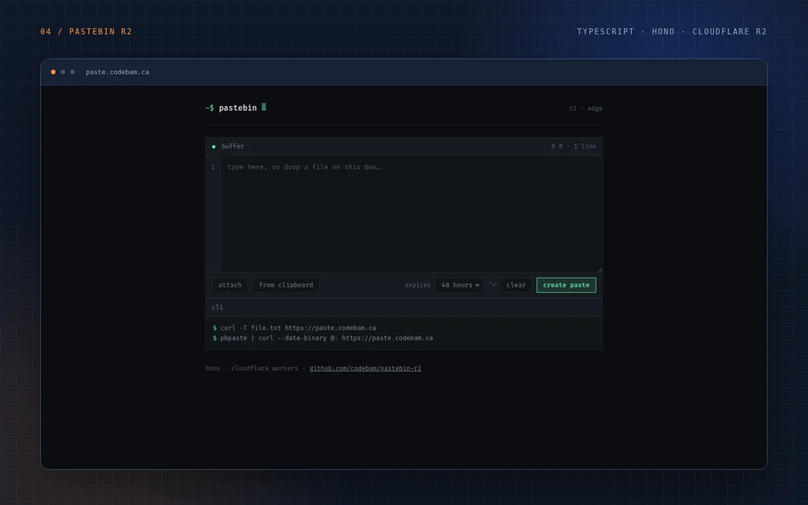 Pastebin R2 editor and command-line usage